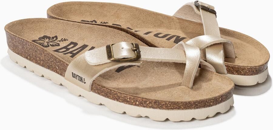 Bayton Teenslipper 'JUNON' goud - Foto 3