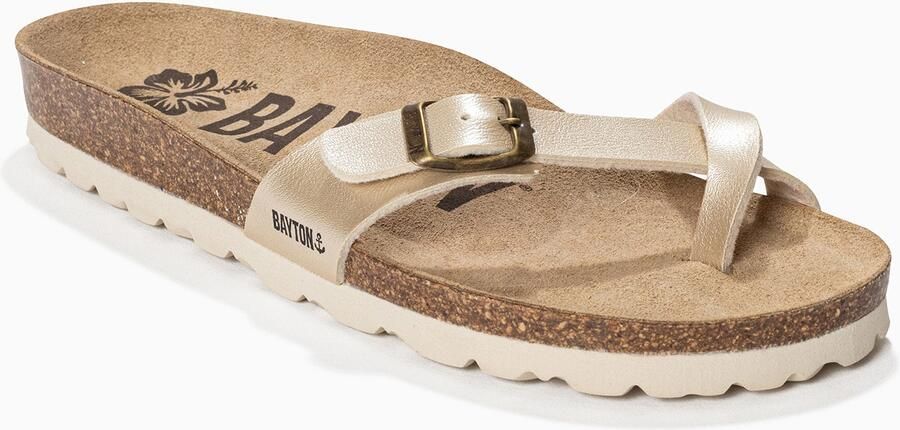 Bayton Teenslipper 'JUNON' goud - Foto 4