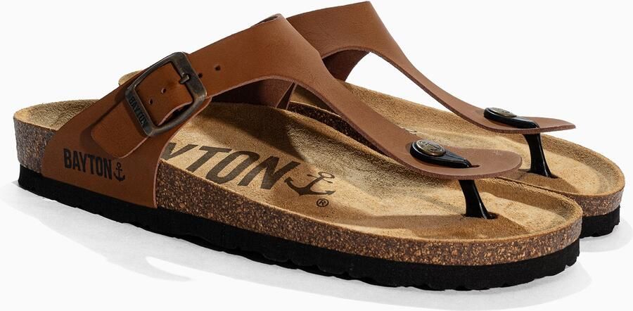 Bayton Teenslipper 'MELIA' bruin - Foto 4