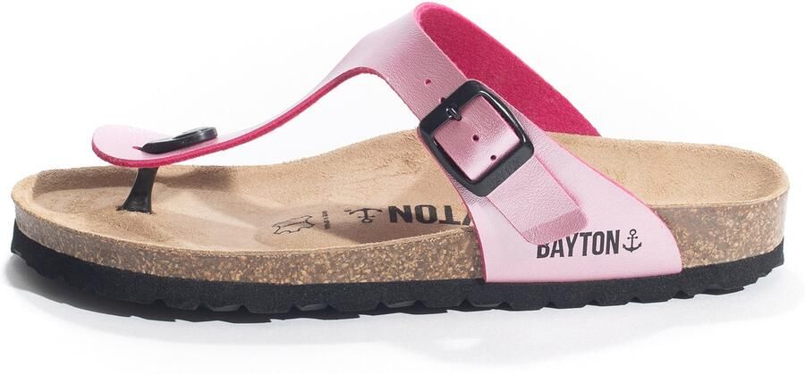 Bayton Teenslipper 'Melia' rosa zwart