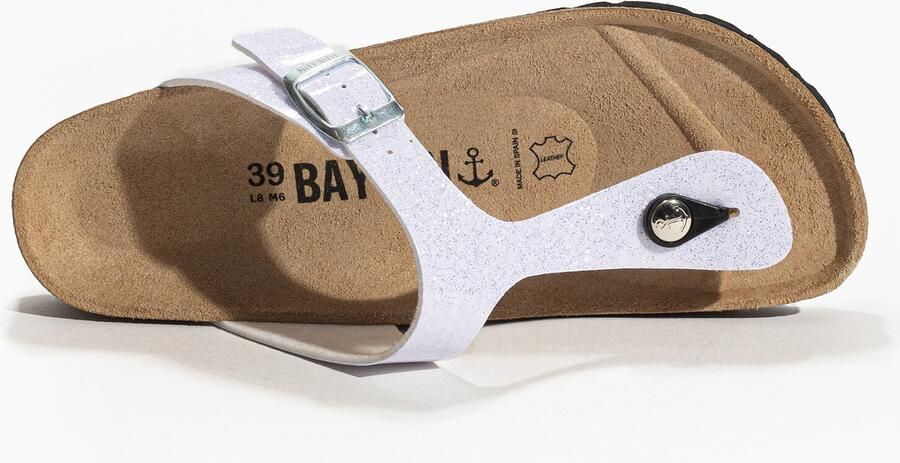 Bayton Teenslipper 'Melia' zwart wit - Foto 5