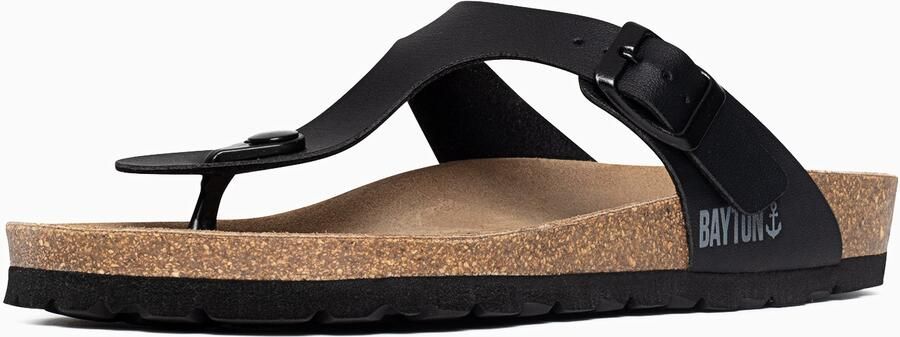 Bayton Teenslipper 'Mercure' basaltgrijs zwart - Foto 4