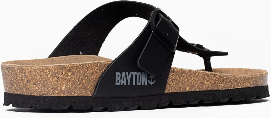 Bayton Teenslipper 'Mercure' basaltgrijs zwart - Foto 2