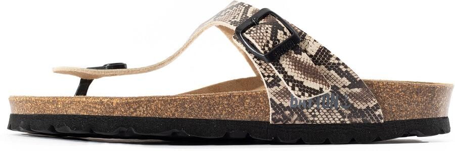 Bayton Teenslipper 'MERCURE' beige bruin