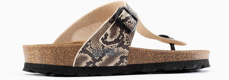 Bayton Teenslipper 'MERCURE' beige bruin - Foto 5