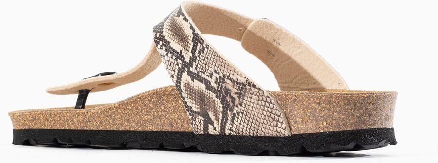 Bayton Teenslipper 'MERCURE' beige bruin - Foto 4