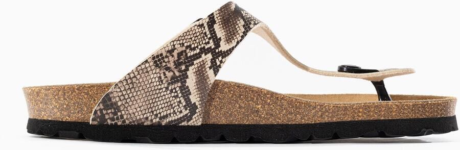 Bayton Teenslipper 'MERCURE' beige bruin - Foto 6