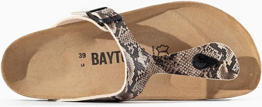 Bayton Teenslipper 'MERCURE' beige bruin - Foto 3