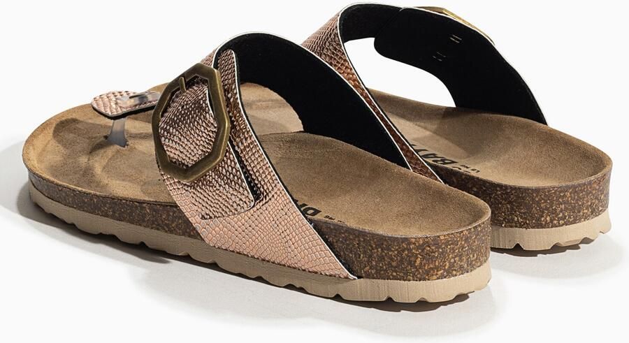 Bayton Teenslipper 'MERCURE' beige bruin rose-goud - Foto 4