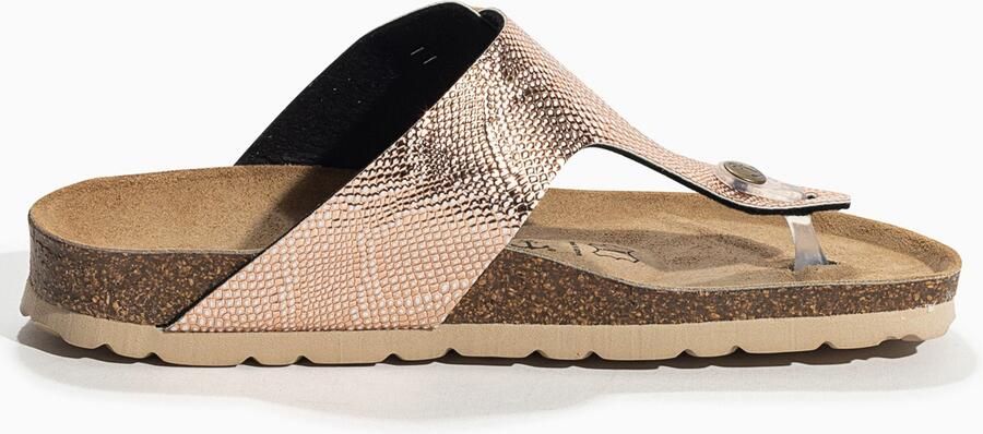 Bayton Teenslipper 'MERCURE' beige bruin rose-goud - Foto 6