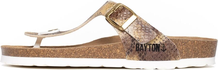 Bayton Teenslipper 'Mercure' beige chamois