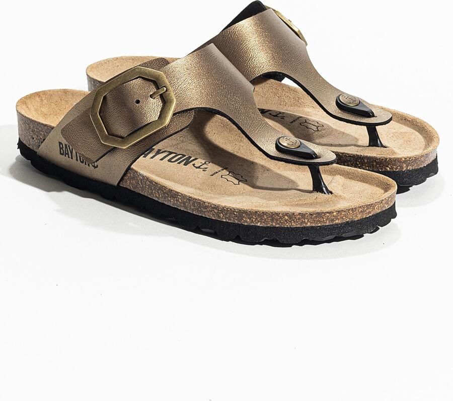 Bayton Teenslipper 'MERCURE' brons zwart - Foto 3