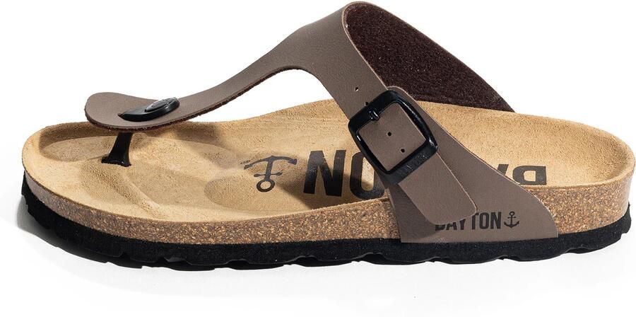Bayton Teenslipper 'Mercure' bruin