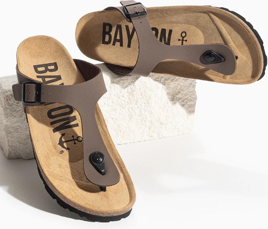 Bayton Teenslipper 'Mercure' bruin - Foto 2