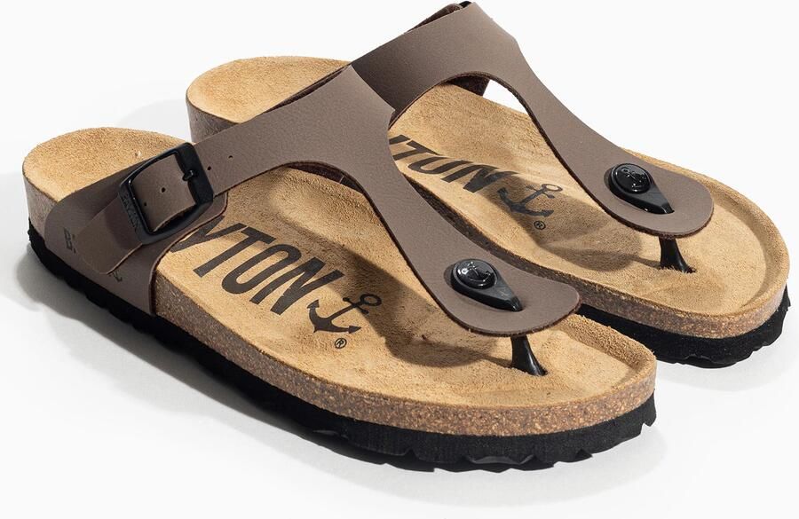 Bayton Teenslipper 'Mercure' bruin - Foto 4