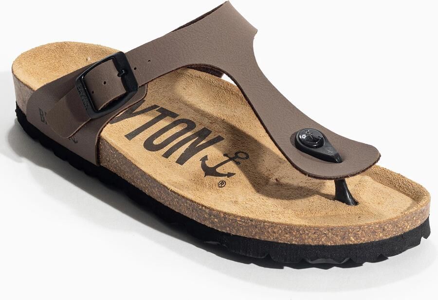 Bayton Teenslipper 'Mercure' bruin - Foto 3