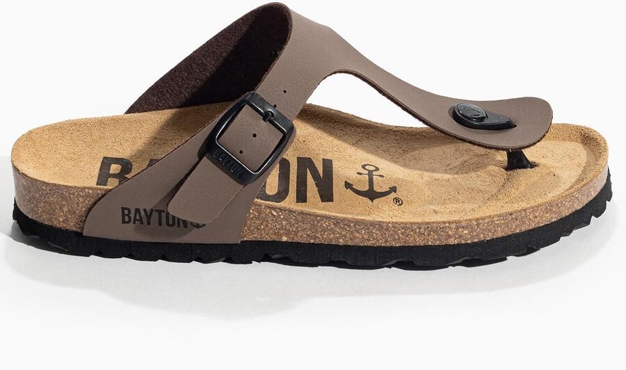 Bayton Teenslipper 'Mercure' bruin - Foto 5