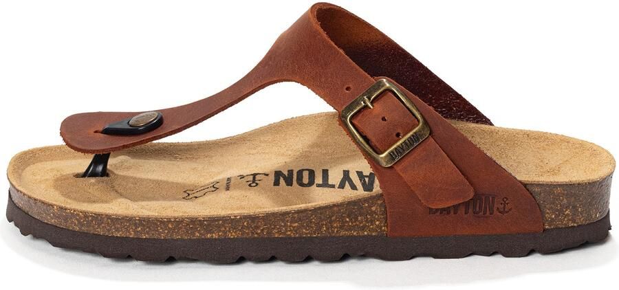Bayton Teenslipper 'MERCURE' bruin