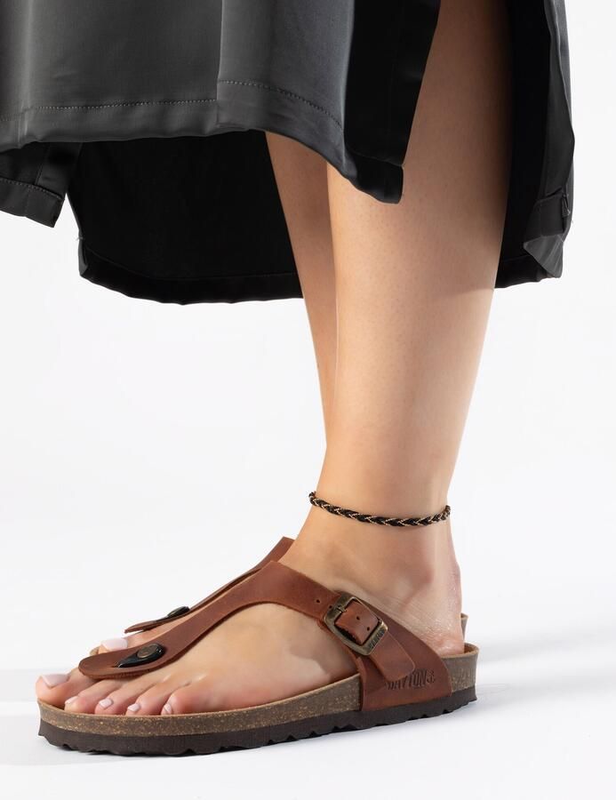 Bayton Teenslipper 'MERCURE' bruin - Foto 2