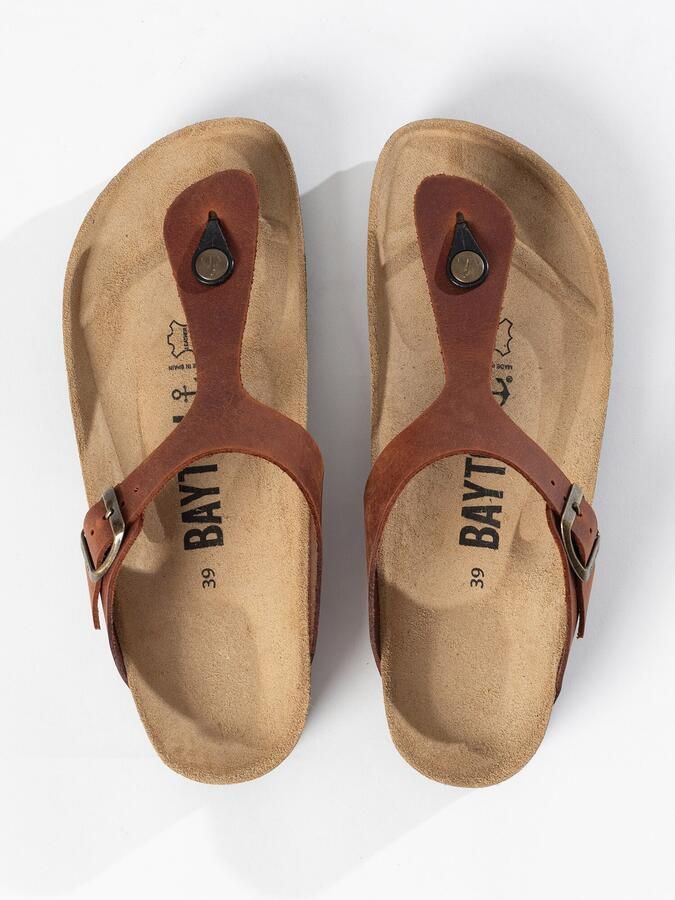 Bayton Teenslipper 'MERCURE' bruin - Foto 4