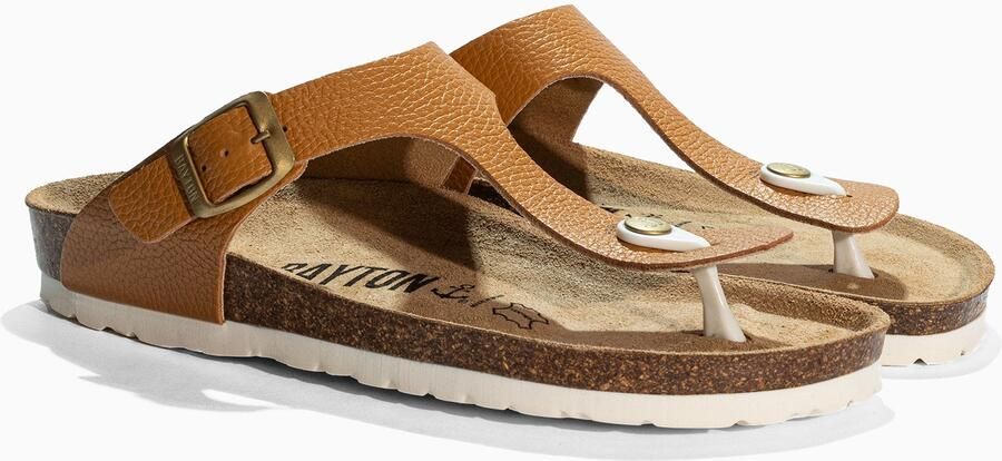Bayton Teenslipper 'Mercure' bruin - Foto 4