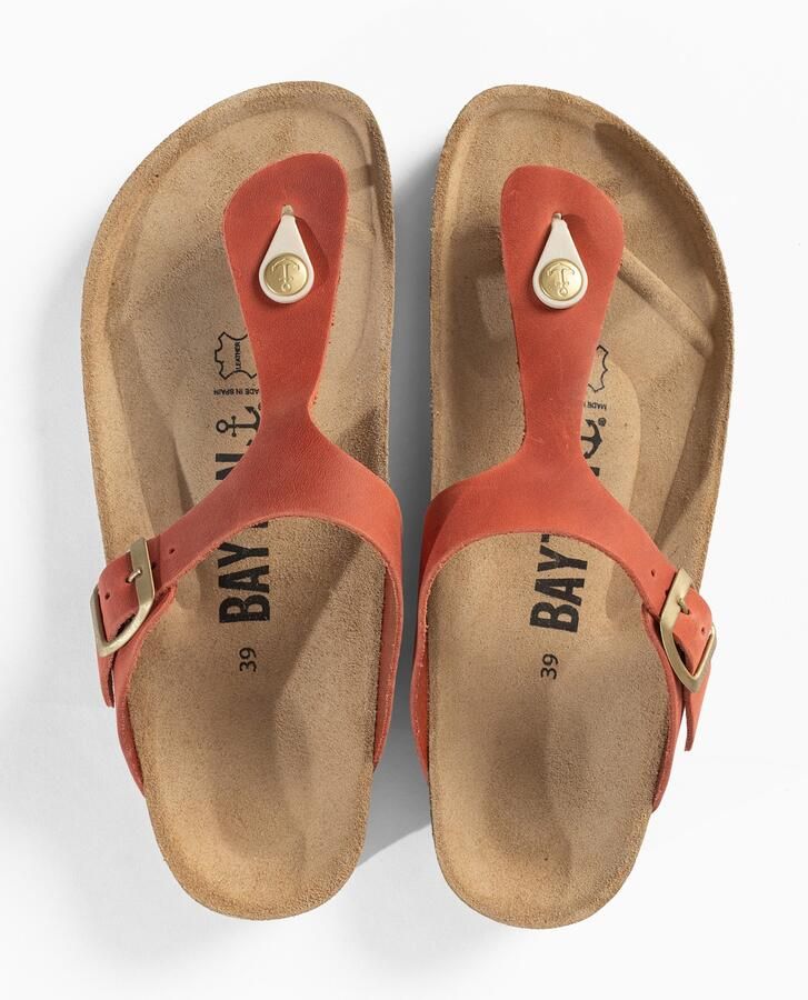 Bayton Teenslipper 'MERCURE' crème goud oranje - Foto 2