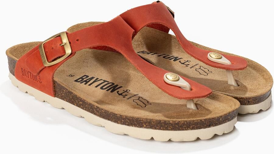 Bayton Teenslipper 'MERCURE' crème goud oranje - Foto 5