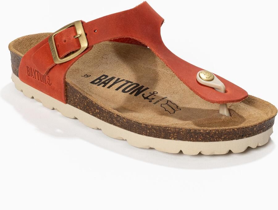 Bayton Teenslipper 'MERCURE' crème goud oranje - Foto 3