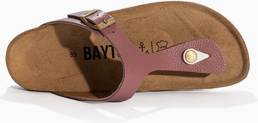 Bayton Teenslipper 'Mercure' donkerbeige - Foto 5