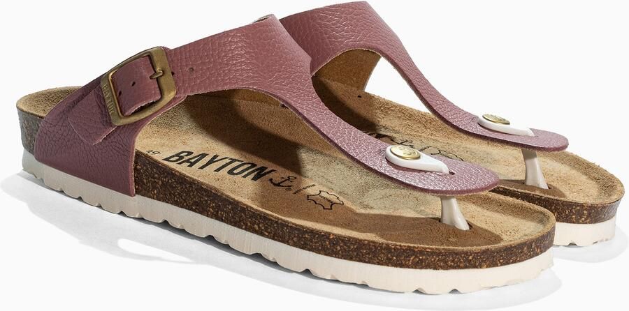 Bayton Teenslipper 'Mercure' donkerbeige - Foto 3