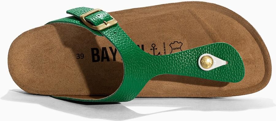 Bayton Teenslipper 'Mercure' goud groen wit - Foto 5