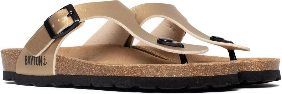 Bayton Teenslipper 'Mercure' goud - Foto 4