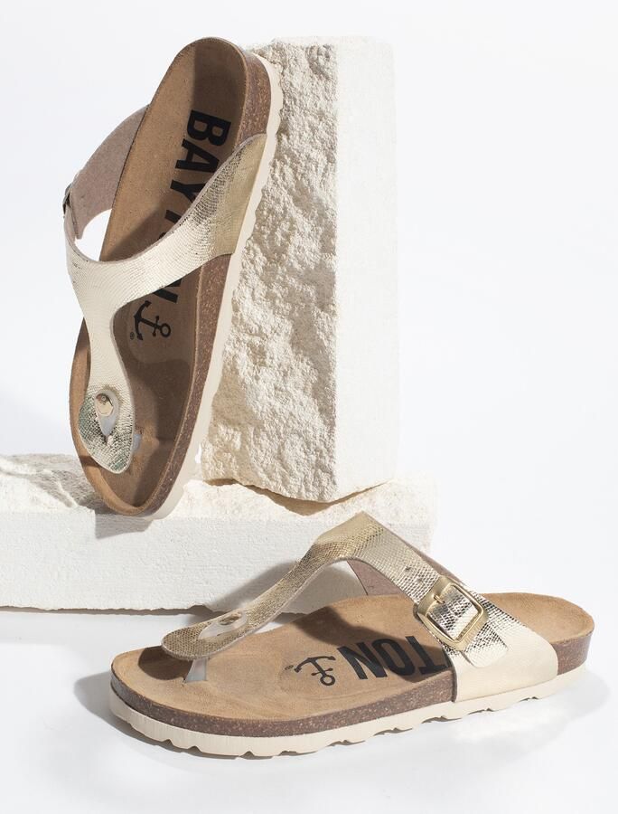 Bayton Teenslipper 'Mercure' goud - Foto 4