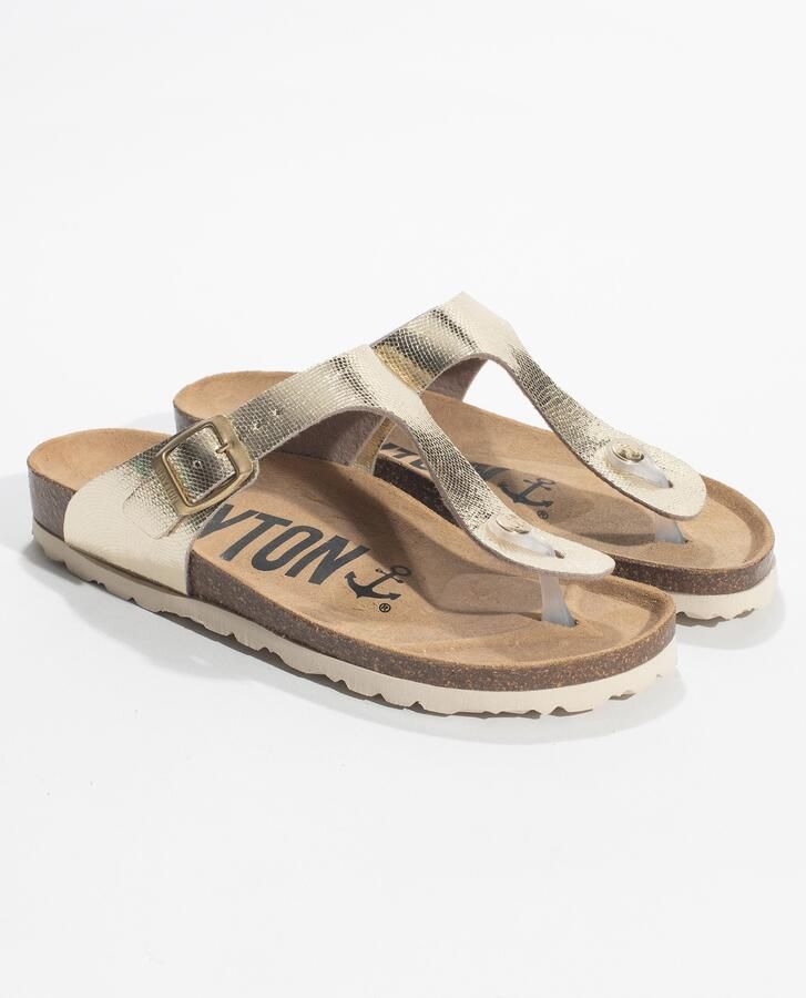 Bayton Teenslipper 'Mercure' goud - Foto 2