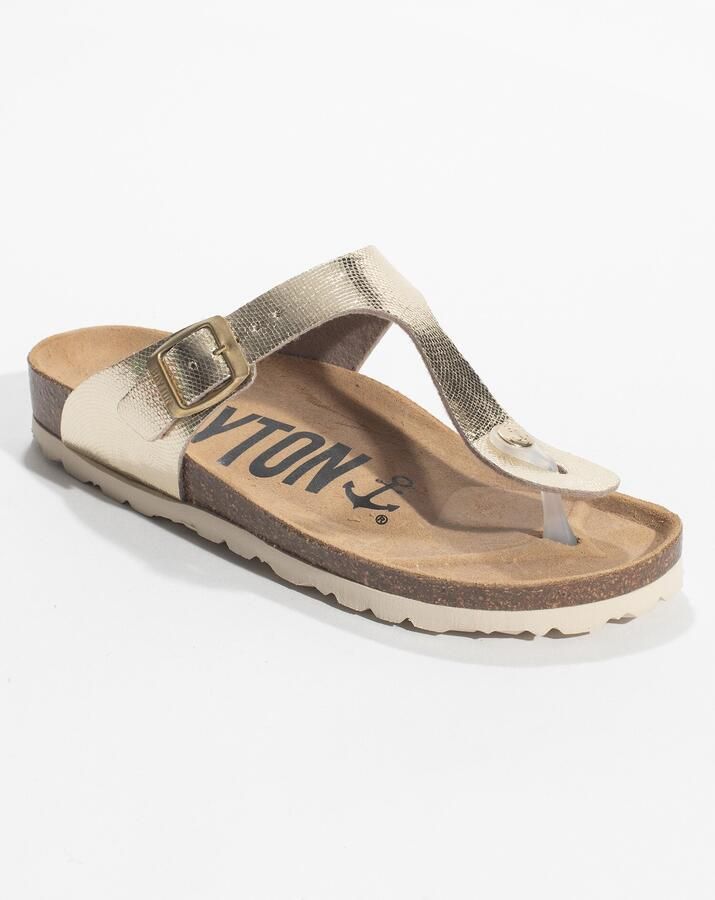 Bayton Teenslipper 'Mercure' goud - Foto 3