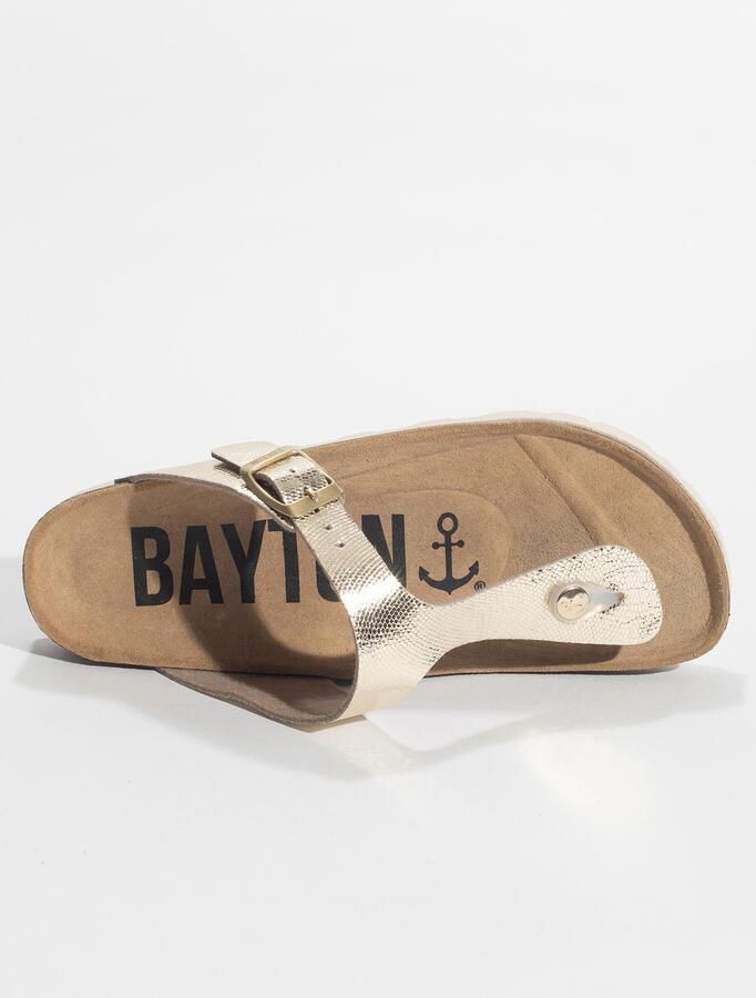 Bayton Teenslipper 'Mercure' goud - Foto 5