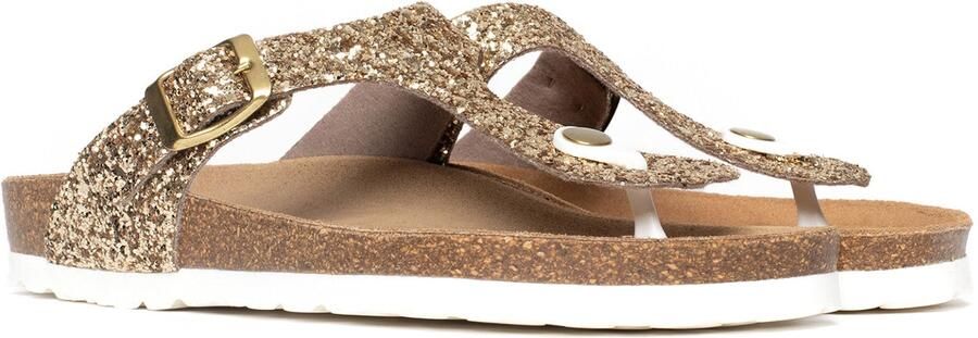 Bayton Teenslipper 'Mercure' goud - Foto 4