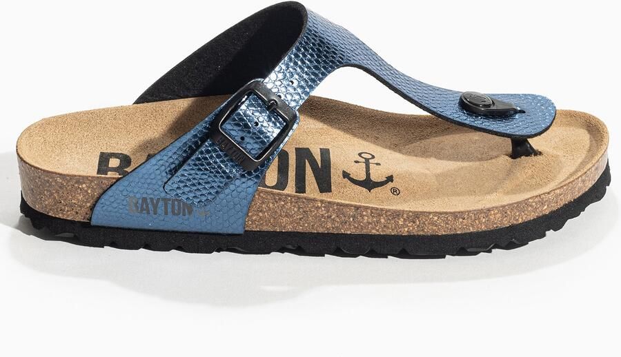 Bayton Teenslipper 'MERCURE' kobaltblauw - Foto 5