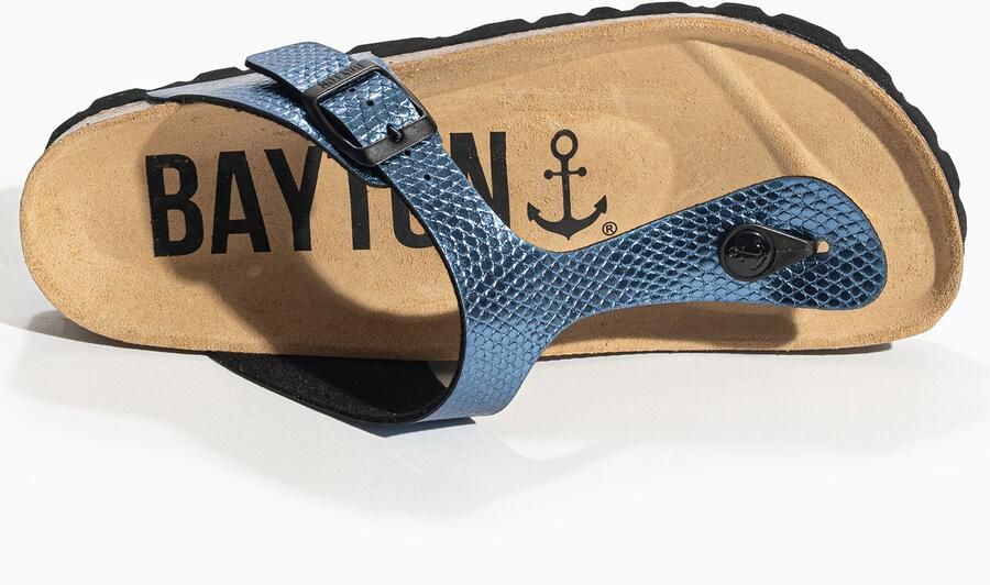 Bayton Teenslipper 'MERCURE' kobaltblauw - Foto 4