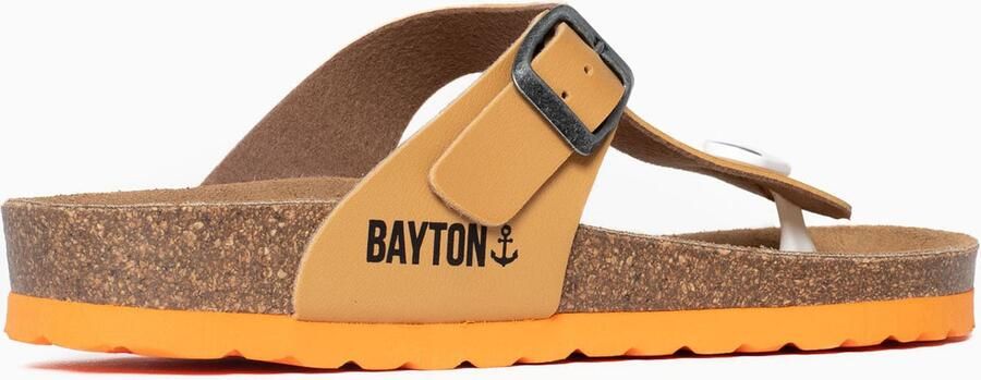 Bayton Teenslipper 'Mercure' lichtbruin zwart - Foto 4