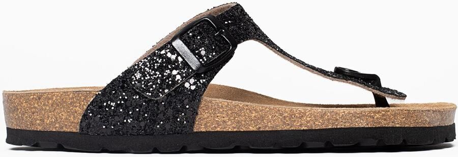 Bayton Teenslipper 'Mercure' lichtbruin zwart - Foto 6