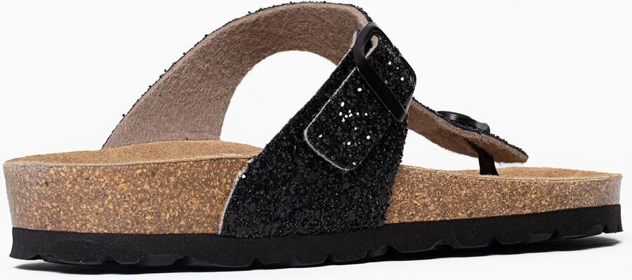 Bayton Teenslipper 'Mercure' lichtbruin zwart - Foto 2