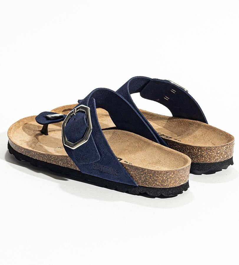 Bayton Teenslipper 'Mercure' navy zwart zilver - Foto 2