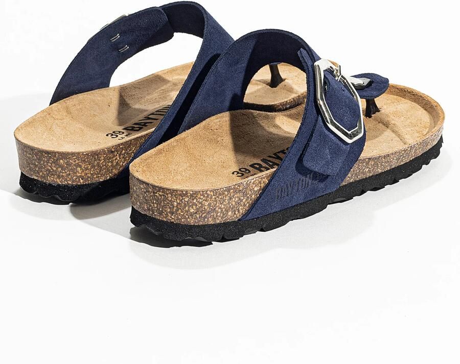 Bayton Teenslipper 'Mercure' navy zwart zilver - Foto 4
