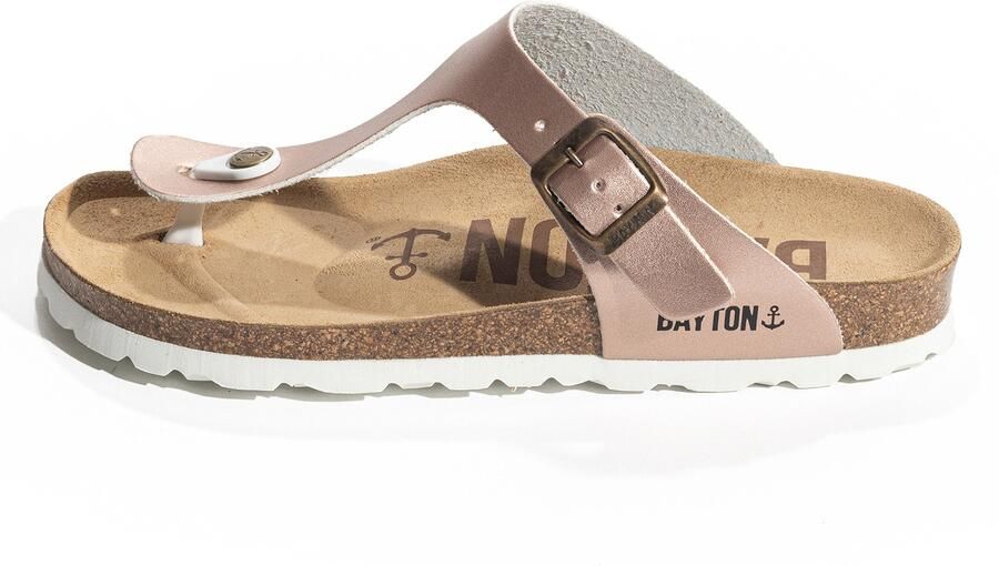 Bayton Teenslipper 'MERCURE' nude wit