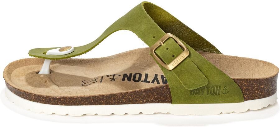 Bayton Teenslipper 'MERCURE' olijfgroen