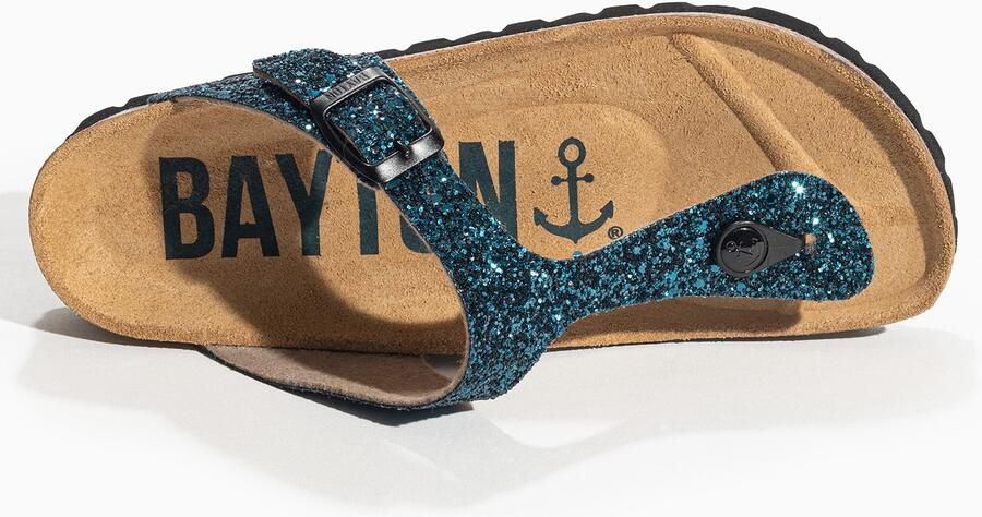 Bayton Teenslipper 'Mercure' petrol - Foto 6