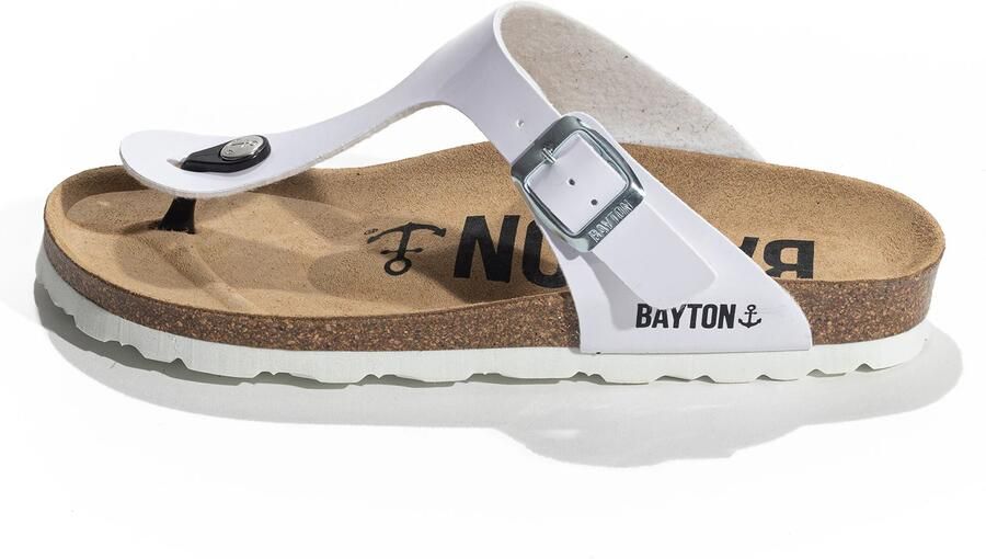Bayton Teenslipper 'MERCURE' wit