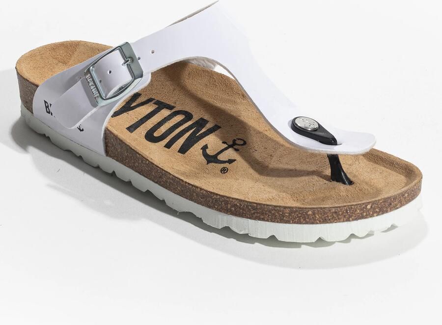 Bayton Teenslipper 'MERCURE' wit - Foto 4