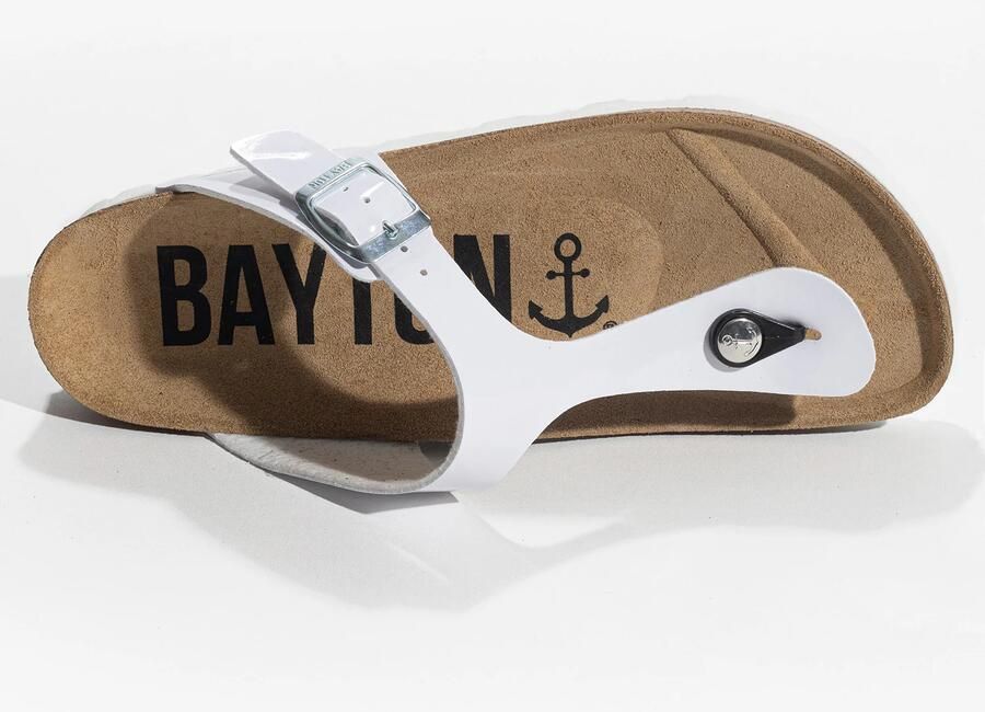 Bayton Teenslipper 'MERCURE' wit - Foto 5